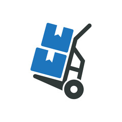 Hand truck icon