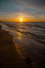 
A beautiful moment of sunset in Latvia by the Baltic Sea