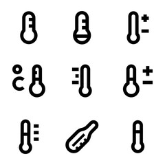 Thermometer Vector Icons 2