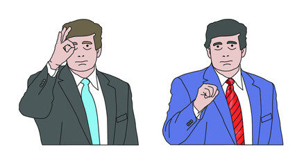 Businessmann, Illustration