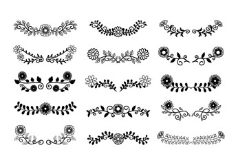 ornate frame elements vintage set,decoration ornament frames, scroll swirls vector