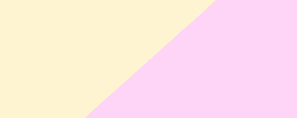 クリーム色とピンクのカラフルな2色の背景素材