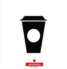 Cocktail Icon.Flat design style vector illustration for graphic and web design.