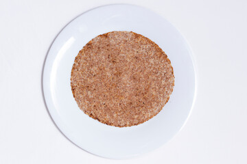 Taco steps 0: toasted tortilla