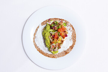 Taco steps 4: lettuce and tomatoe