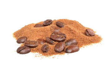 coffee isolated on white background