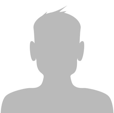 Male Default Placeholder Avatar Profile Gray Picture Isolated on White Background . Vector illustration Avatar