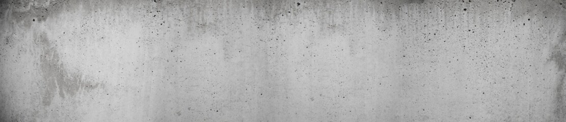 grunge concrete texture in old retro grey long format as panorama with dots holes and scratches in wall