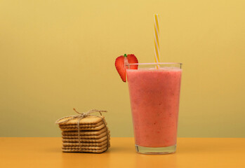 Diet and vegetarian fruit smoothie