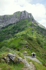 high mountain landscape