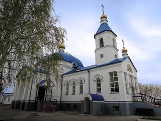 The Building of Church of Andrew Apostle in Zelenodolsk, Tatarstan, Russia. This building is...
