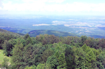 Obraz premium View from Kekesteto, Hungary