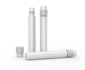 3d Illustration, supplement bottle mock-up