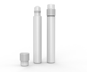 3d Illustration, supplement bottle mock-up