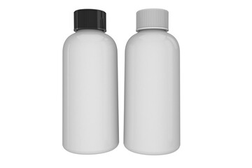 3d Illustration, supplement bottle mock-up