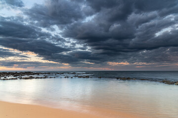Calm Seas Early Morning Seascape
