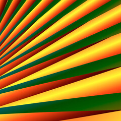 Colorful background Volumetric stripes. intermittent. Vector illustration