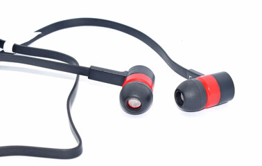 headphones on white background