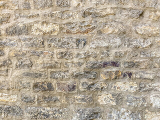 stone wall texture, pld gothic wall with stones, backround, construction material