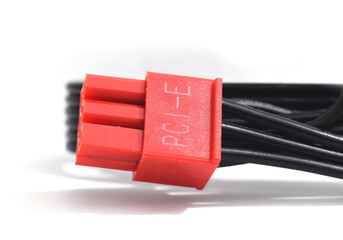 the red and black electrical connector