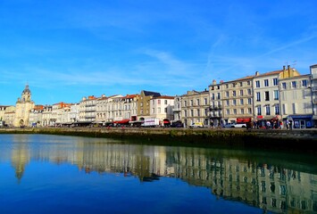 Fototapeta na wymiar Europe, France, New Aquitaine, Charente maritime, coastal town La Rochelle, the old port