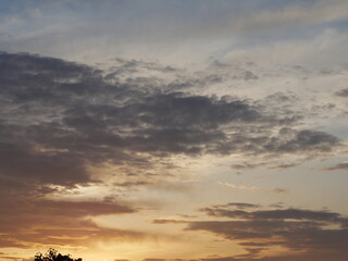 Fototapeta premium sunset in the sky