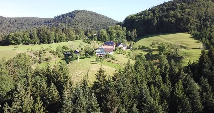 Luftbilder aus dem Schwarzwald Oberharmersbach