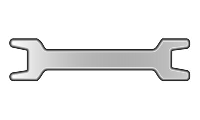 Spanner as a vector graphic against a white background