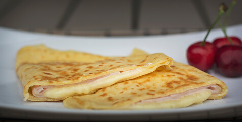Crepe de jamon y queso