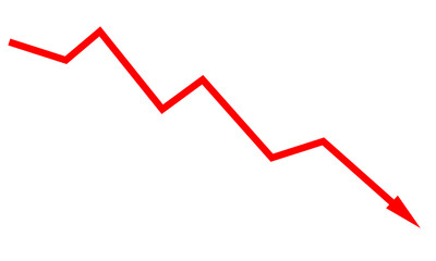 Loss graph with red arrow