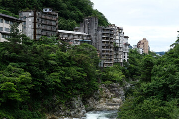 栃木県鬼怒川沿いの廃墟