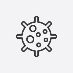 Corona Virus Icon Vector Illustration