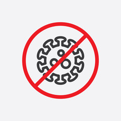 Corona Virus Icon Vector Illustration