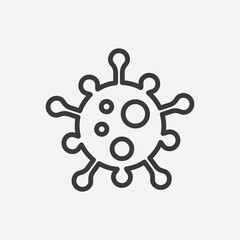 Obraz premium Corona Virus Icon Vector Illustration