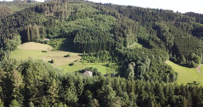 Luftbilder aus dem Schwarzwald Oberharmersbach