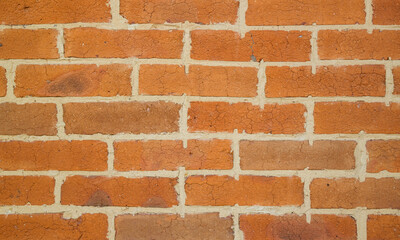 Brickwork. Simple high detail brick wall. Qualitative background or texture for best projects.