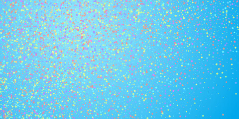 Festive confetti. Celebration stars. Colorful star
