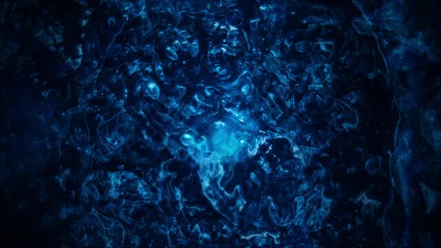 Parallax effect of deep water with Abstract background. 3D backdrop. Template pattern for design