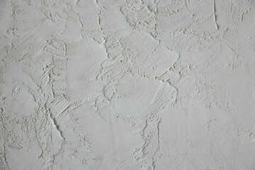 Cement Texture. White Colour. Concrete Background. Empty Plastered Wall Surface