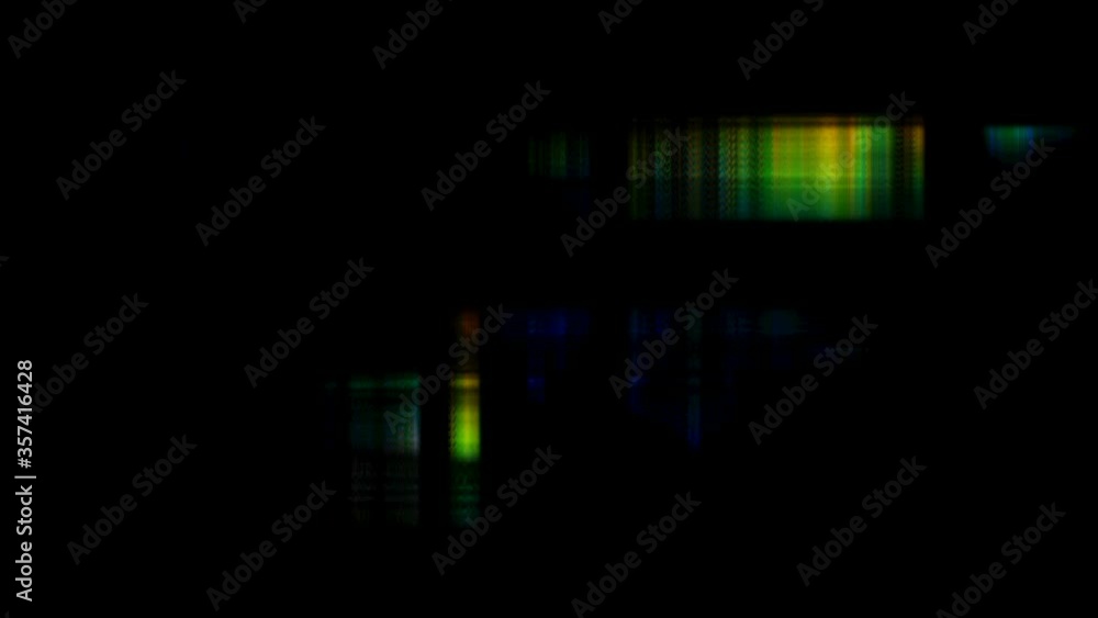 Poster psychedelic light flow liquid wave bulds flashes multicolored loop background