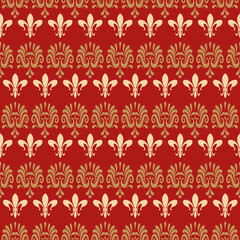 Seamless Flower Pattern | Colorful Background Pattern | Vector