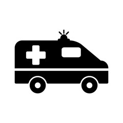Ambulance Medical Icon Vector Illustration