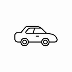 Obraz na płótnie Canvas Outline car icon.Car vector illustration. Symbol for web and mobile