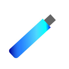 USB stick against white background