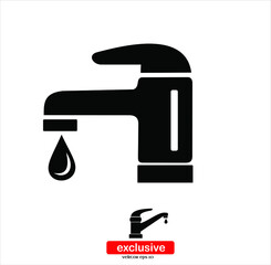 stopcock icon.Flat design style vector illustration for graphic and web design.