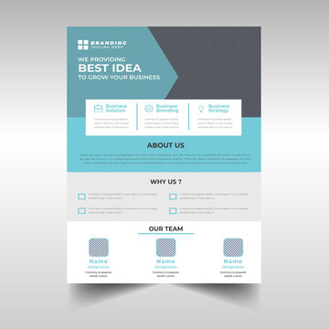 Modern Corporate Creative business flyer template