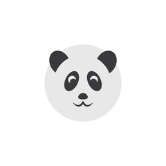 panda icon logo vector illustration
