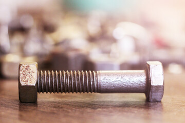 Metal bolts, industry, repair and construction