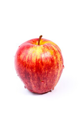Red Apple on white background