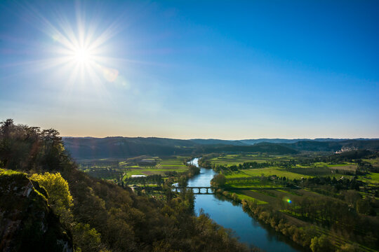 The Dordogne from Domme France